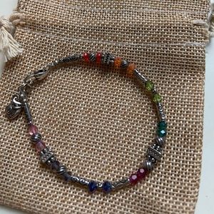 Brighton bracelet with colorful jemstones